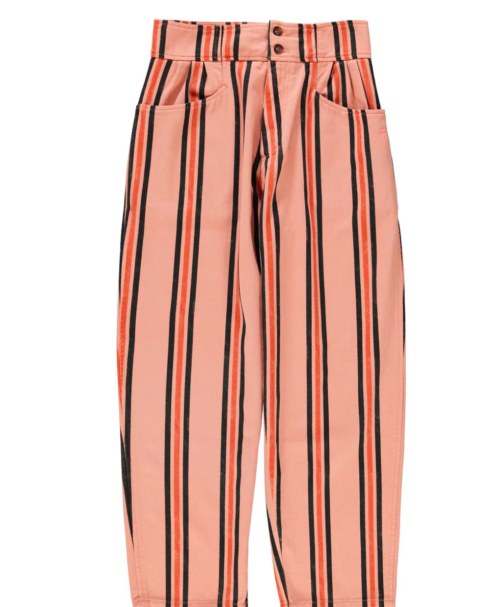 Sisters Department - High Waist Hose mit streifen in pink für Frauen