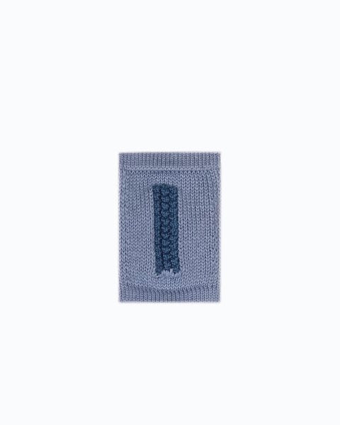 Smallstuff - gestrickte Buchstaben A-Z blau