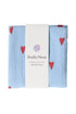 Studio Noos - Babyswaddle 70cm x 70cm aus Baumwolle (bio) hellblau