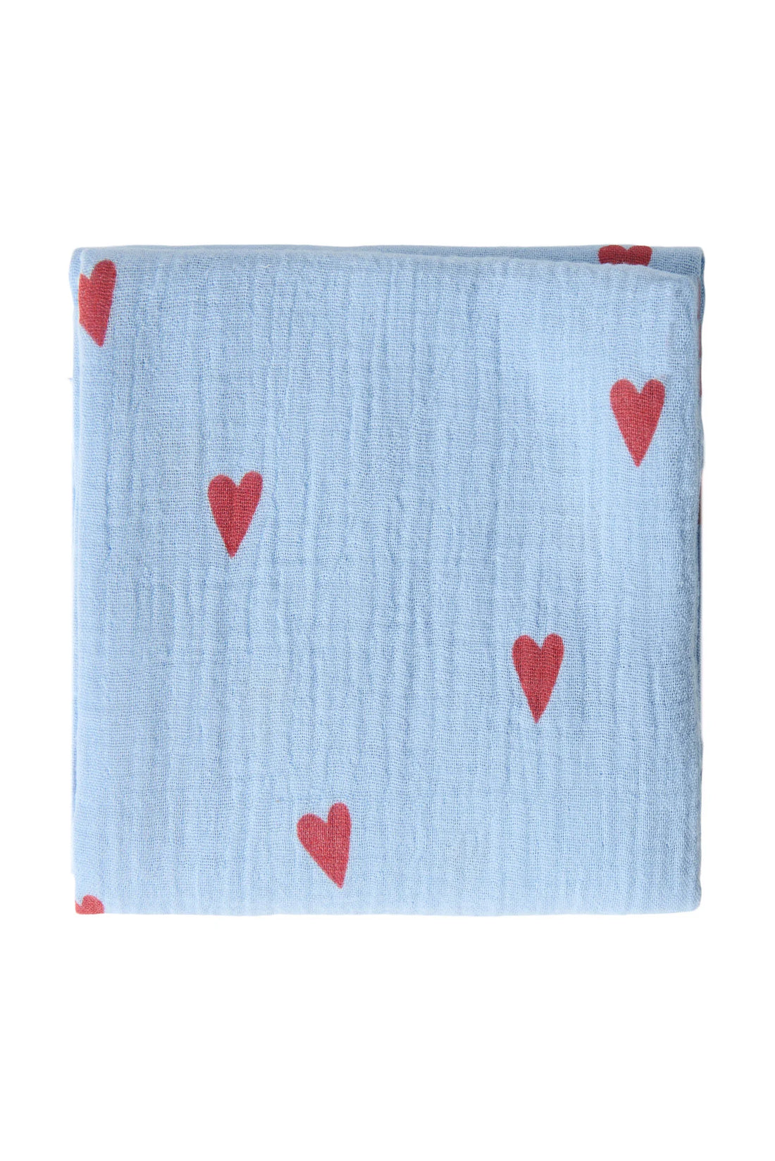 Studio Noos - Babyswaddle 70cm x 70cm aus Baumwolle (bio) hellblau