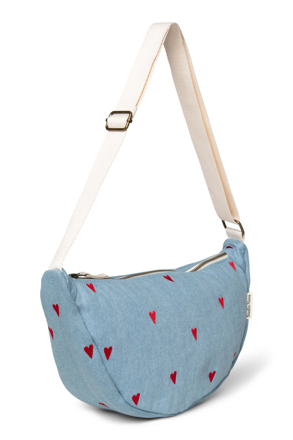 Studio Noos - Denim Gürteltasche Herzen MINI & ME