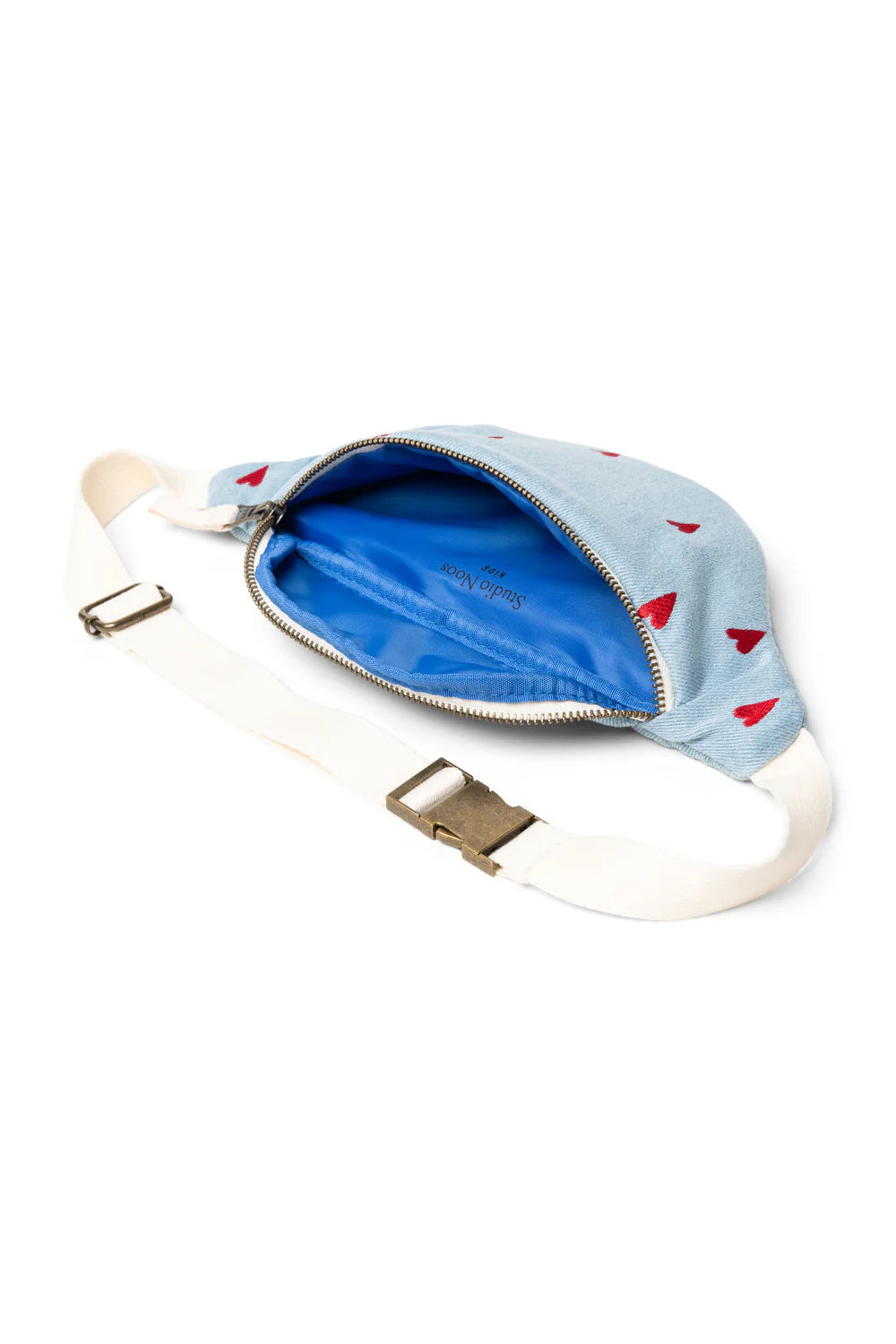 Studio Noos - Kinder denim Gürteltasche Herzen MINI & ME