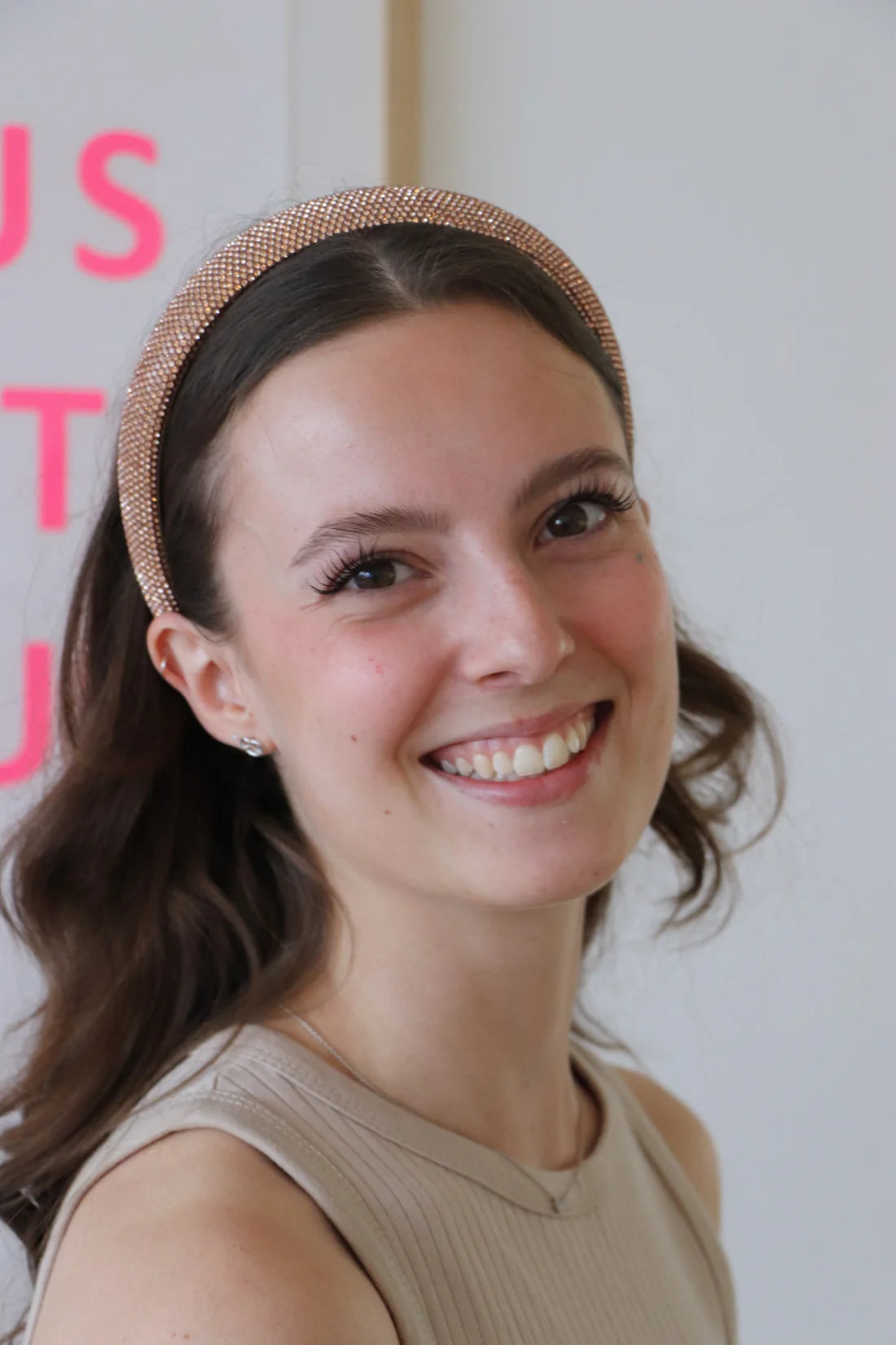 Von Rike - Glitzer Haarreif gold