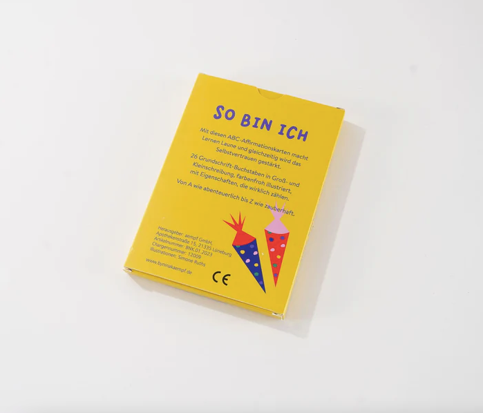 Wer wir wurden - Kinder ABC Karten Set