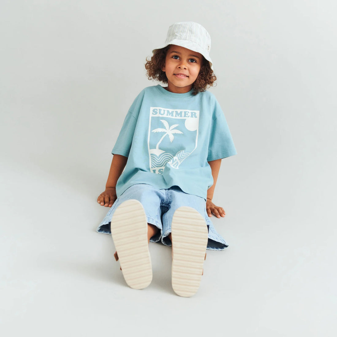 Wheat - Kinder T-Shirt “Petri” blau