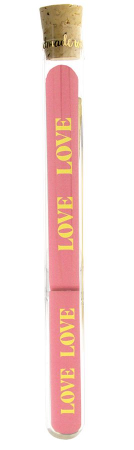 Sparkling Message Love pink Summer im Reagenzglas inkl. 5 Wunderkerzen von Wondercandle