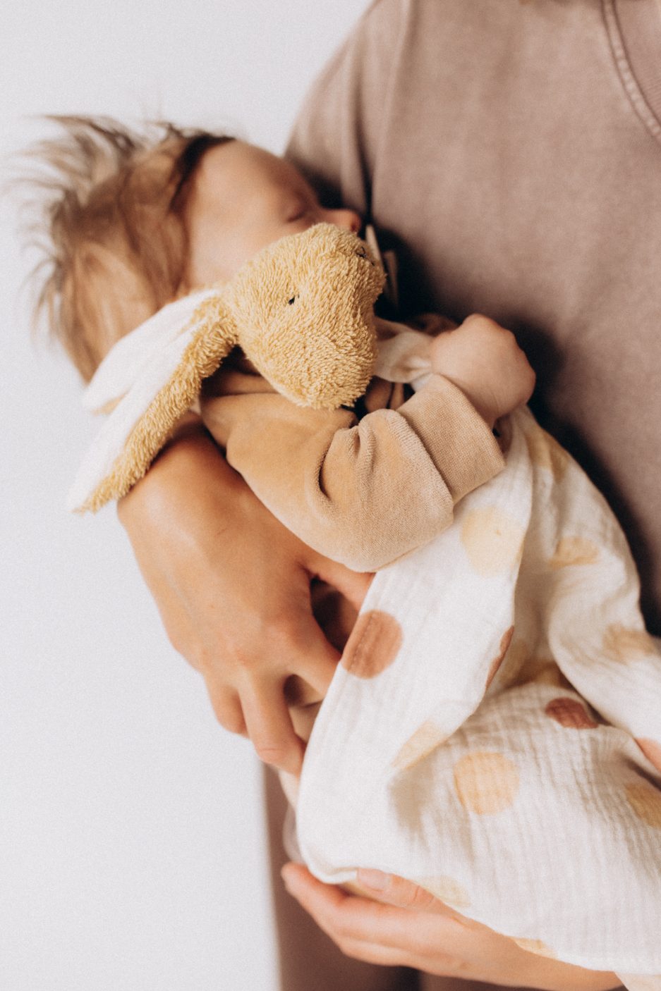 Wooly Organic - Hase mit Muslintuch als Körper