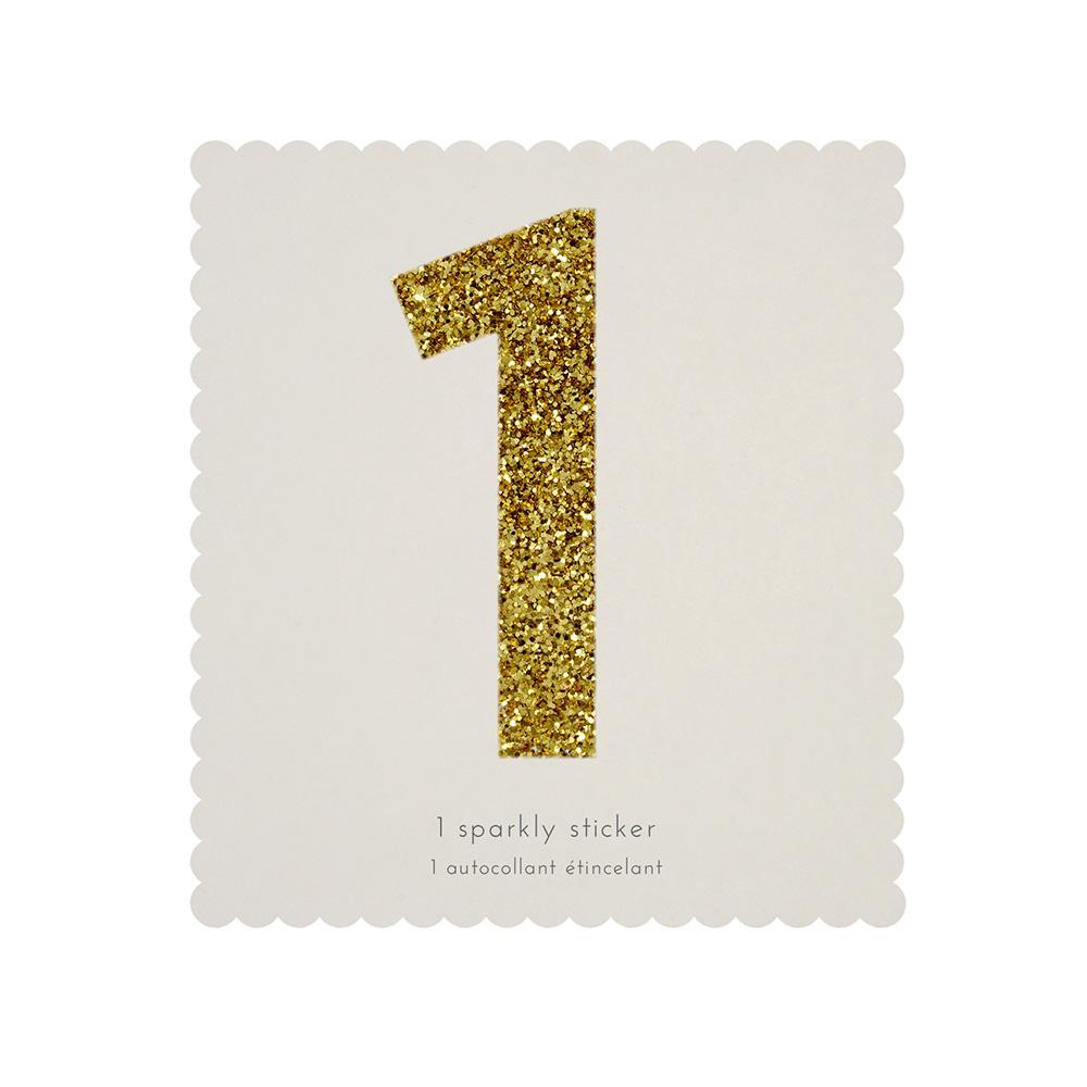 Meri Meri - Sticker Zahlen gold 1-10 - AURYN Shop