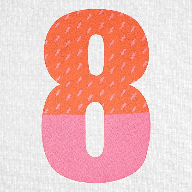 FabFabStickers - Bügelbilder Zahlen pink - AURYN Shop