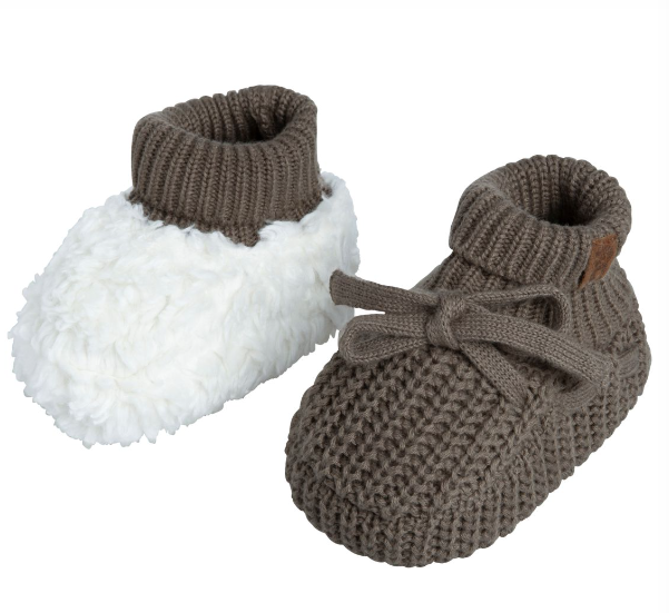 Babys-Only-BO-342.358.039-Booties-mokka-teddy