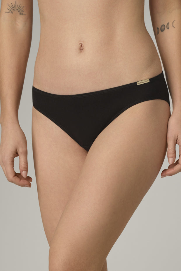Comazo earth - Jazz Pants mit Spitze schwarz - GOTS zertifiziert