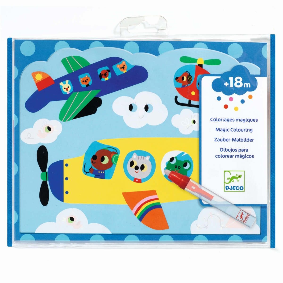 Djeco - Wassermalen: Im Himmel versteckt - AURYN Shop