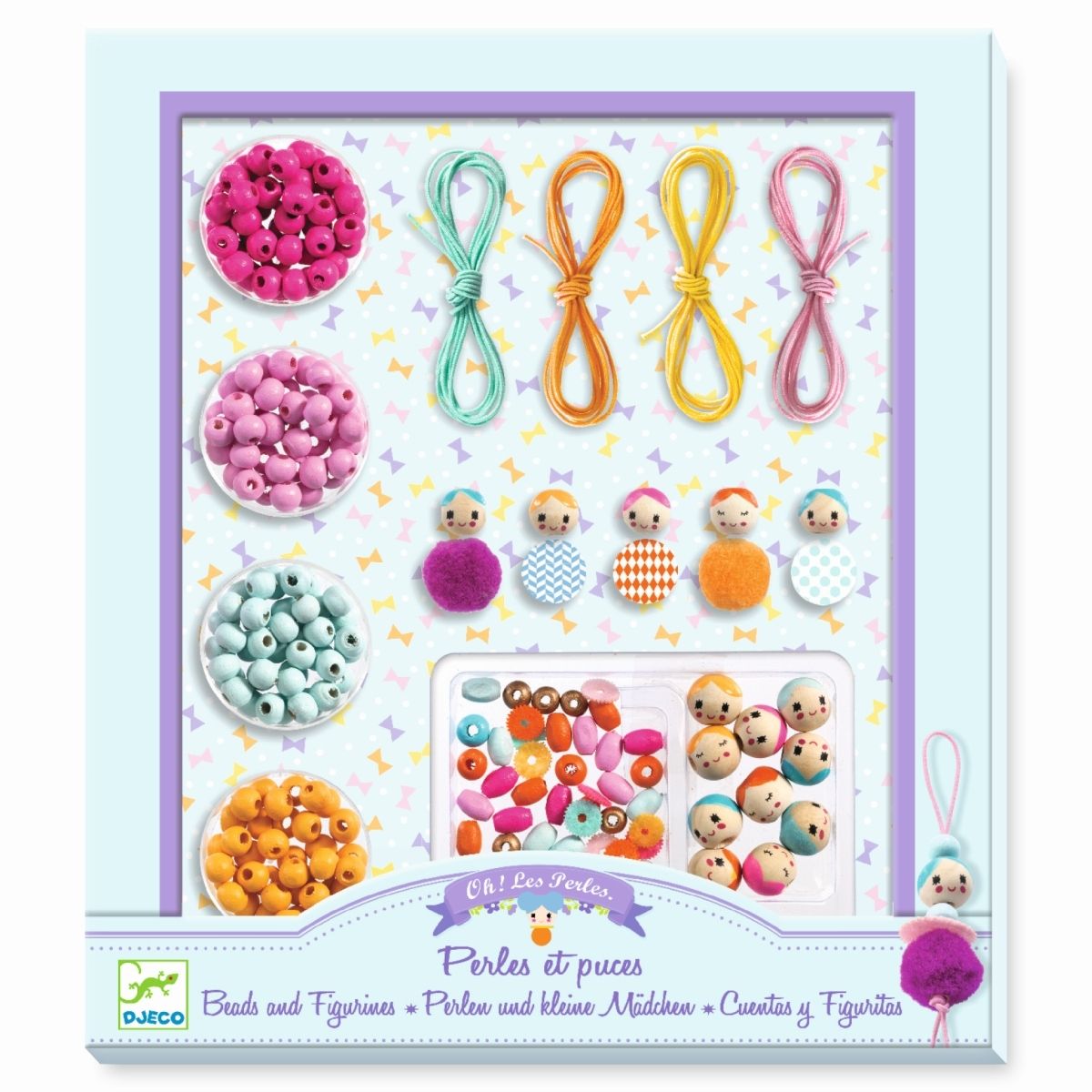 Djeco - Schmuck basteln: Perlen & kleine Figuren - AURYN Shop