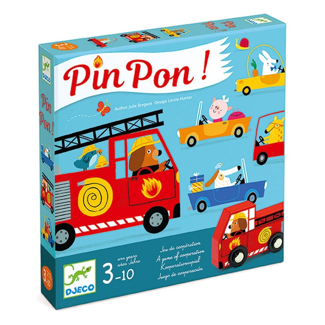 Kinderspiel PinPon ab 3 Jahren, fair produziert von Djeco