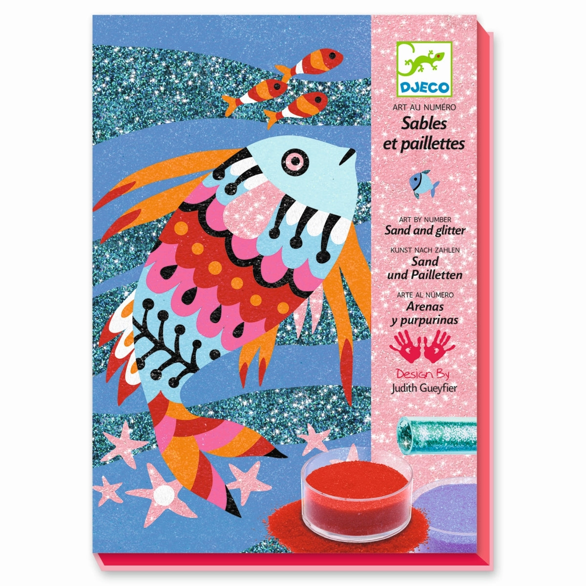 Djeco - Sandbild Regenbogen Fische - AURYN Shop