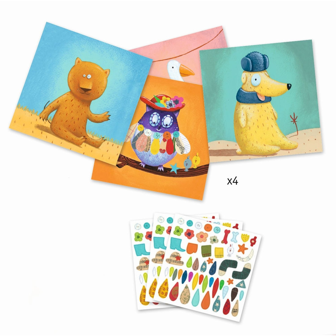 Djeco - Sticker Tiere - AURYN Shop