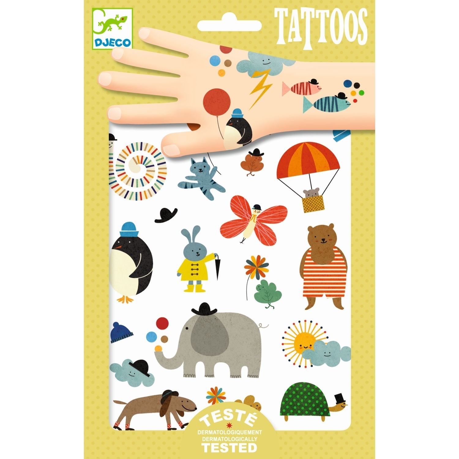 Djeco - Tattoos süße Tiere - AURYN Shop