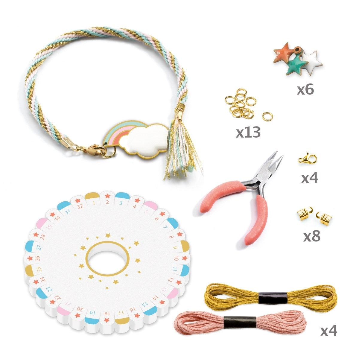 Bastelset Schmuck basteln Celeste, fair produziert von Djeco