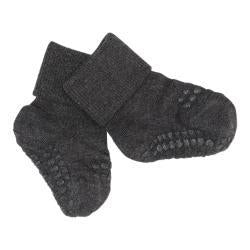 Go Baby Go - Bambus Stoppersocken dunkelgrau - AURYN Shop