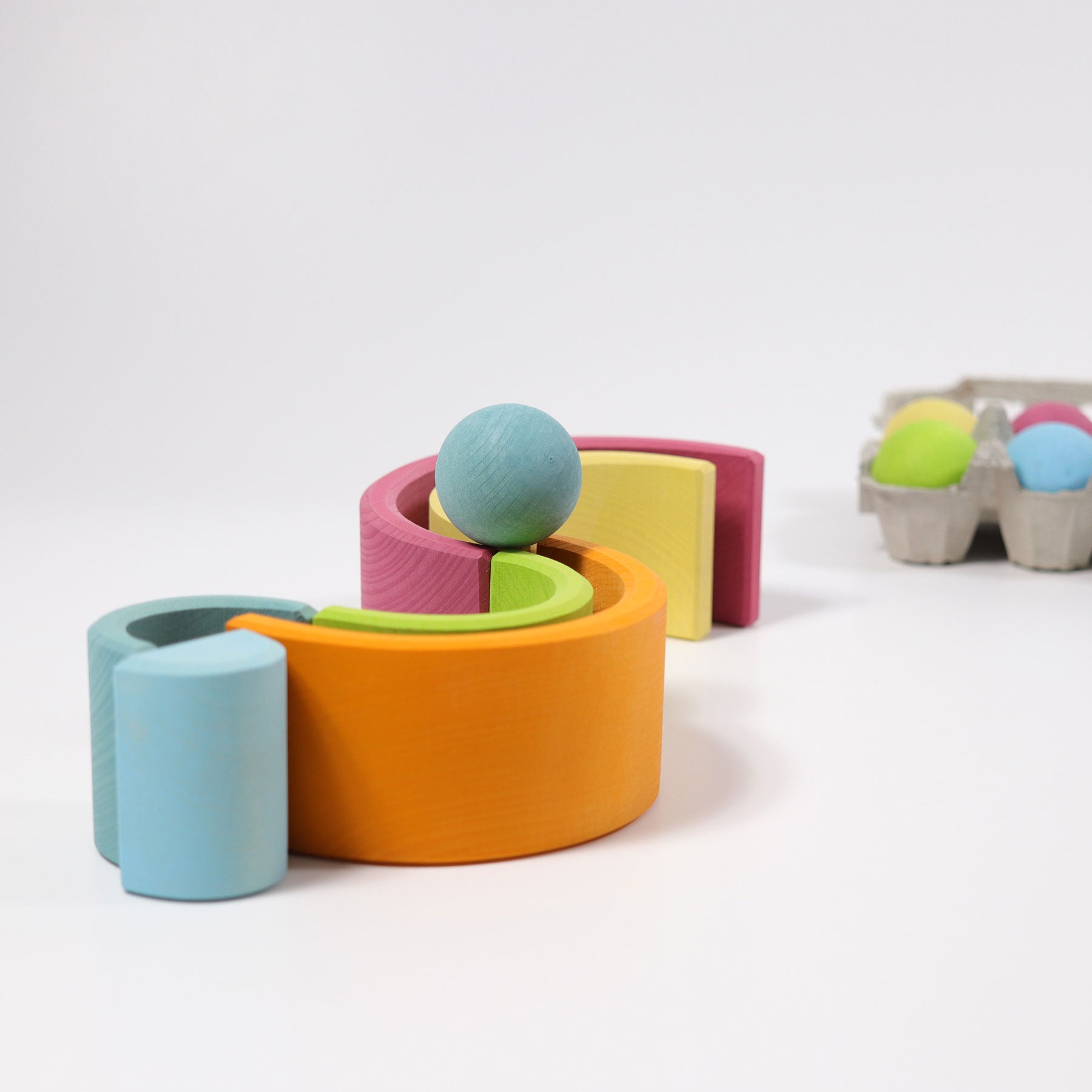 Grimms - Regenbogen aus Naturholz pastell - AURYN Shop