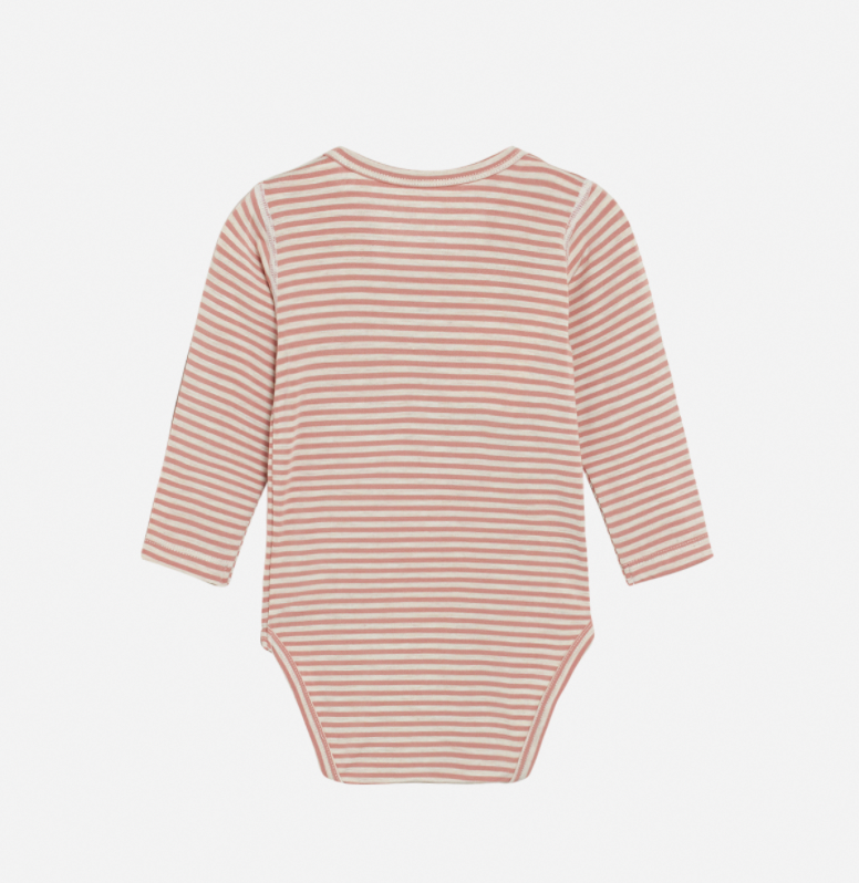 Hust & Claire - Baby Body gestreift rosa - AURYN Shop