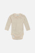 Baby Body Wolle/ Bambus natur, fair produziert von hust and Claire