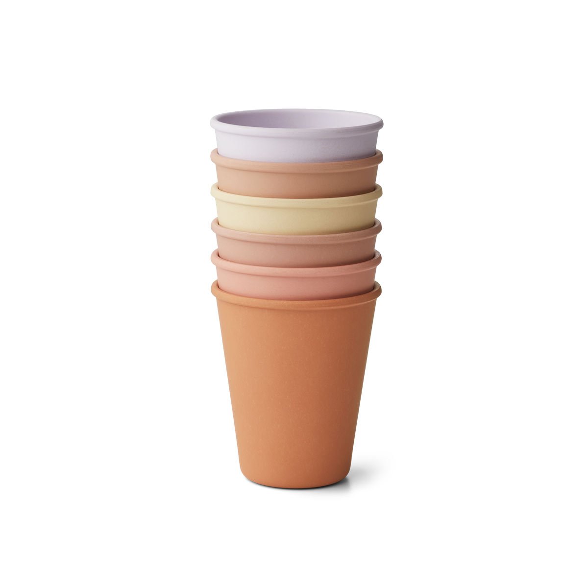 Silikon Kinder-Becher rosa, 6- er Pack, fair produziert von Liewood