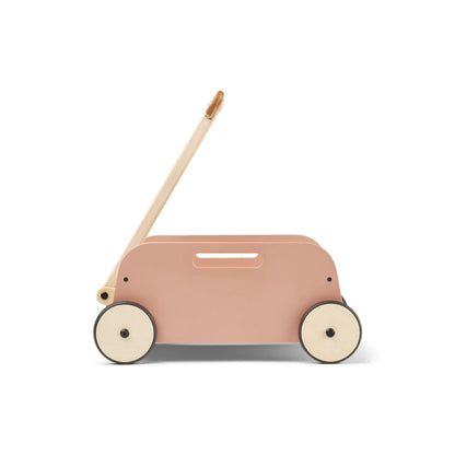 Liewood - Lauflernwagen aus Holz rosa