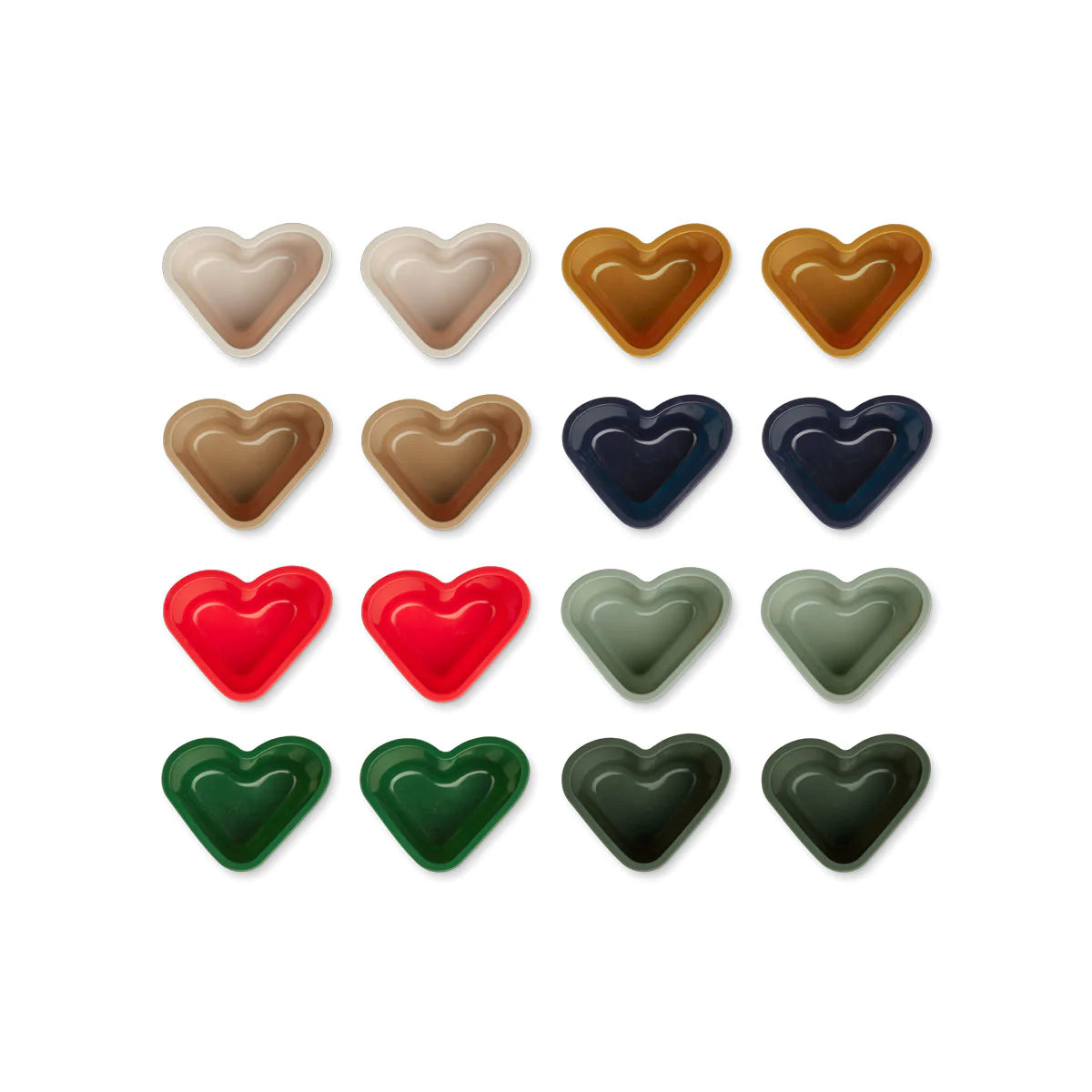Liewood - Cupcakeformen Tilo Herz/Urlaub Multi-Mix 16er-Pack