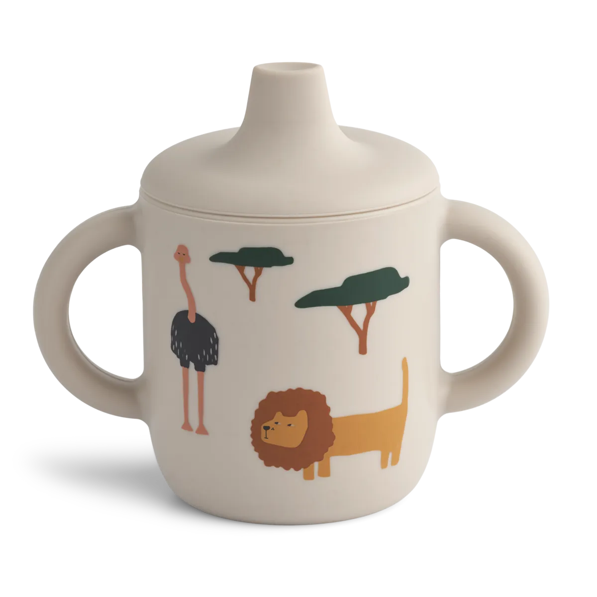 Liewood - Neil cup - Silikon Kindertasse Safari