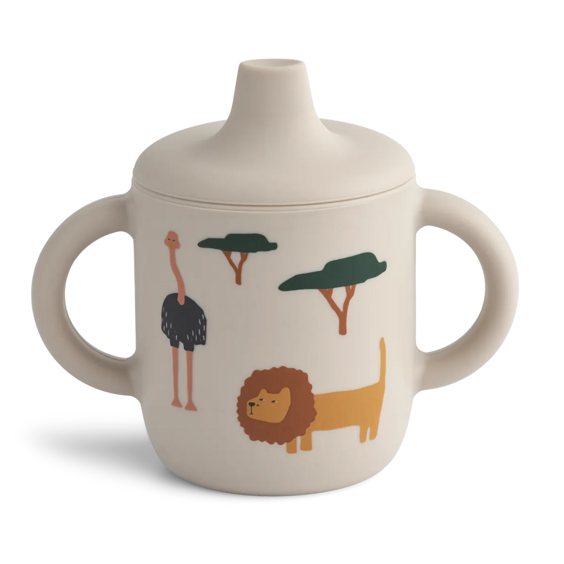 Liewood - Neil cup - Silikon Kindertasse Safari