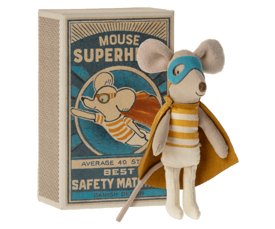 Maileg - Superheld Maus in Box