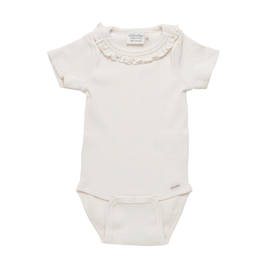 Brands 4 Kids - Minymo Body kurzarm weiß - AURYN Shop