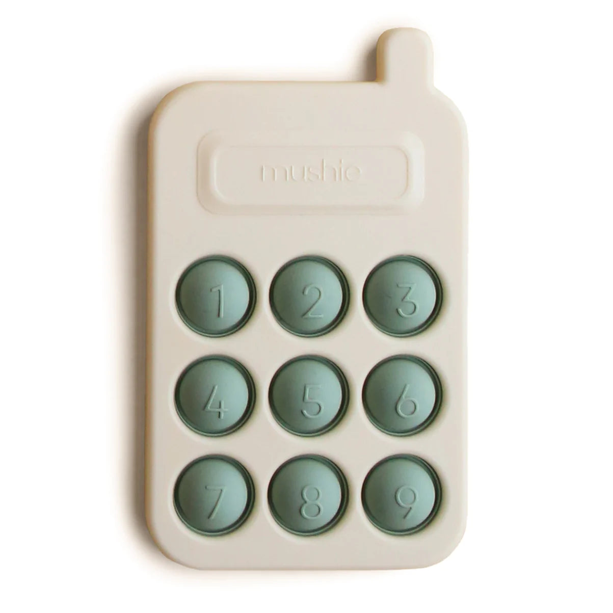 Mushie - Drückspielzeug Telefon grün - AURYN Shop