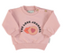 Kinder Sweatshirt light pink love journal Print aus Baumwolle