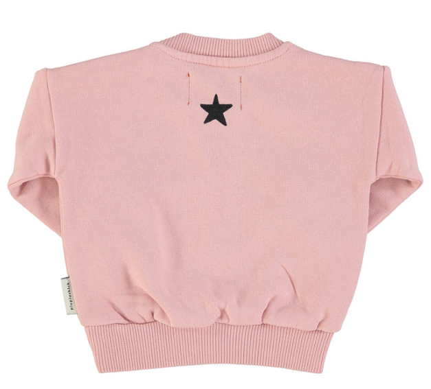 Kinder Sweatshirt light pink love journal Print aus Baumwolle