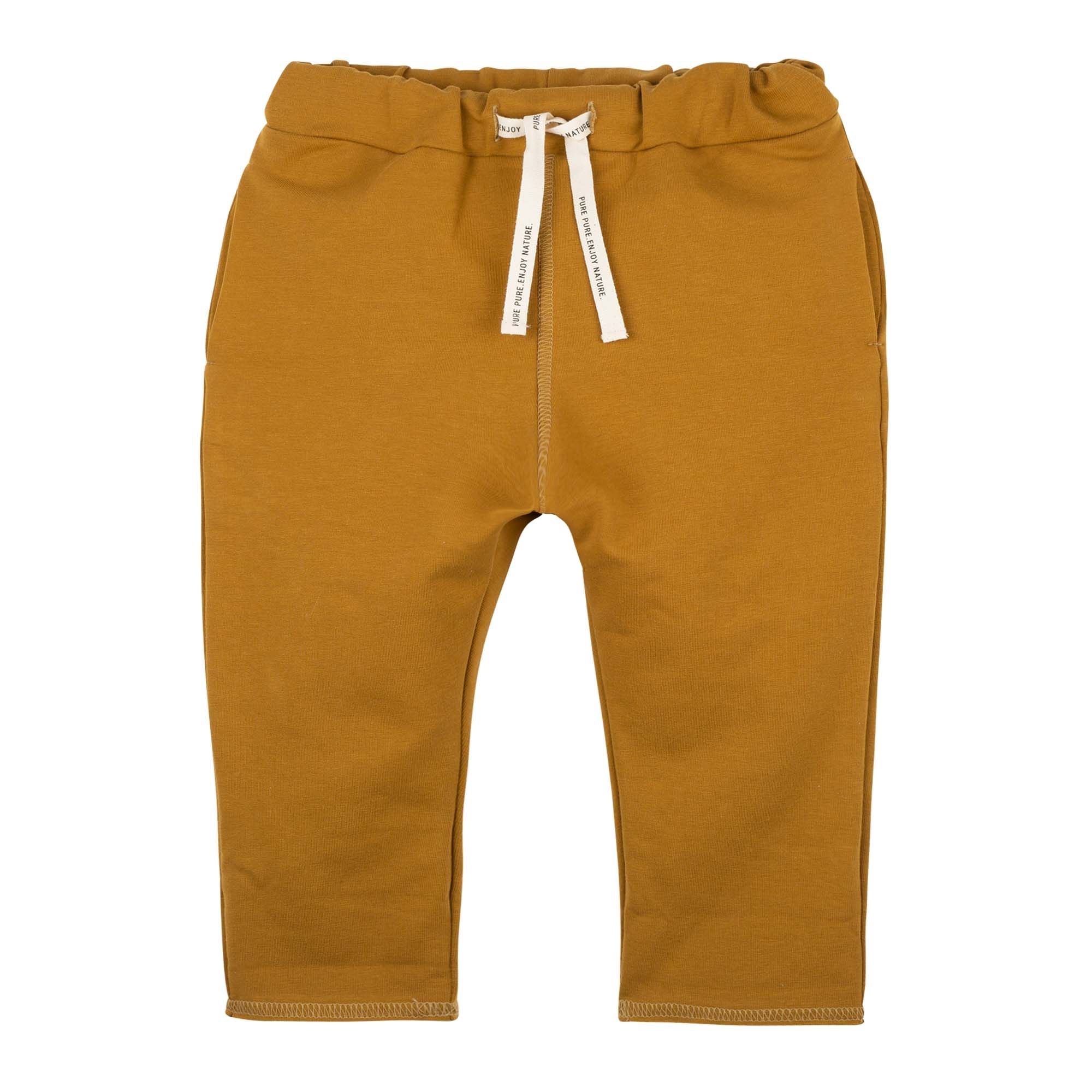 Pure Pure - Kinder Hose aus Biobaumwolle hellbraun