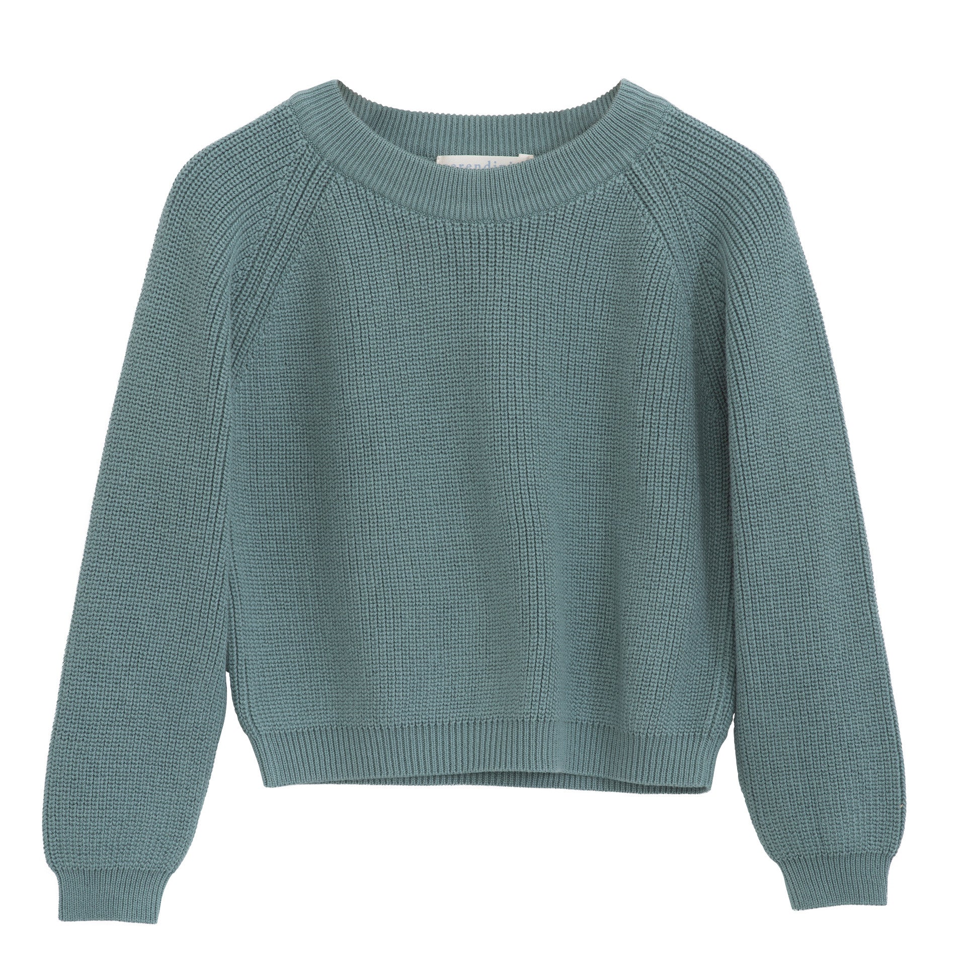 Serendipity - Kinder Pullover blau Biobaumwolle