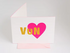 Von Rike - Klappkarte - Von Herzen pink - AURYN Shop