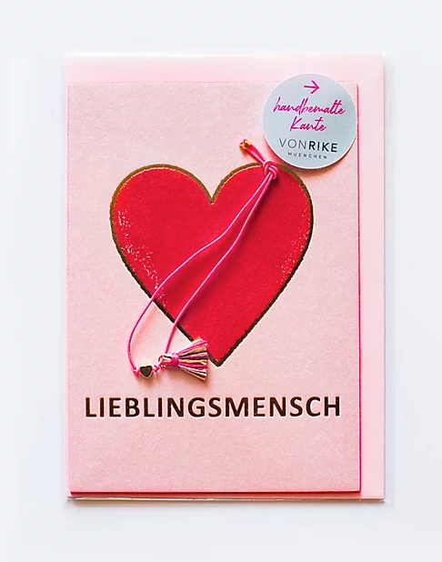 Von Rike - Karte & Armband - Lieblingsmensch - AURYN Shop