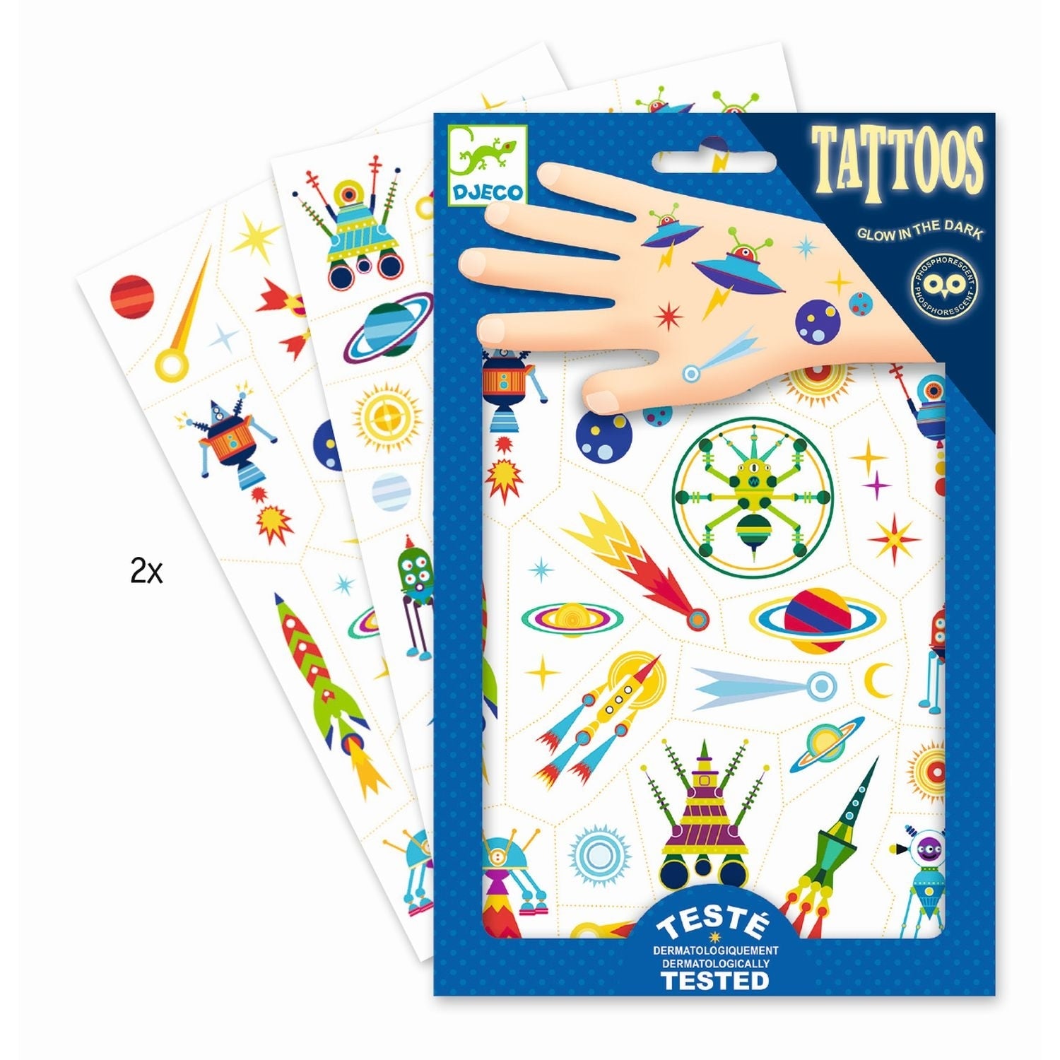 Djeco - Tattoos Space - AURYN Shop