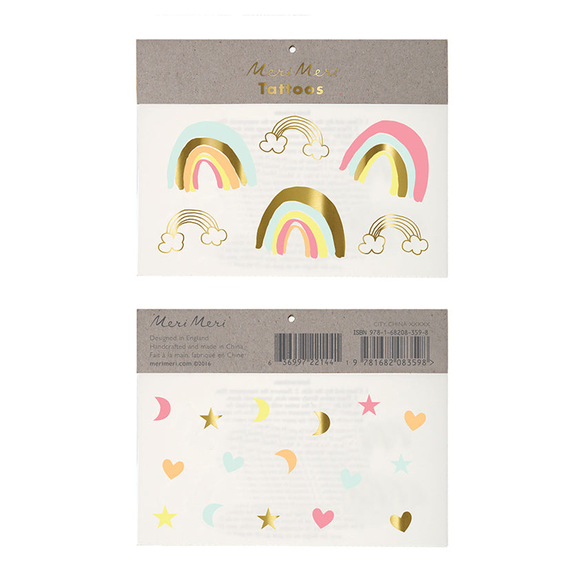 Meri Meri - Tattoos Neon Rainbows - AURYN Shop