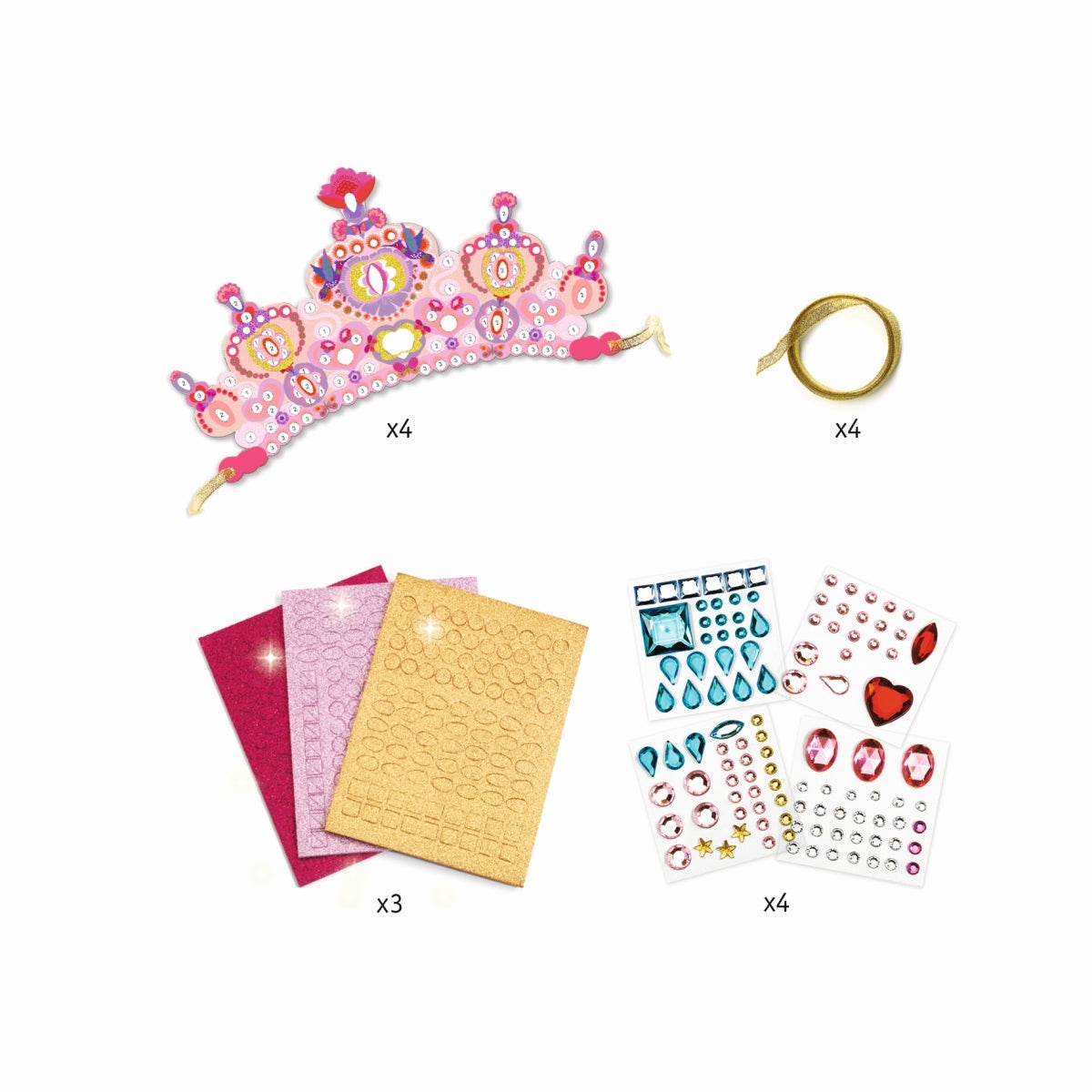 Djeco - Bastelset Mosaik Diadem - do it yourself - AURYN Shop