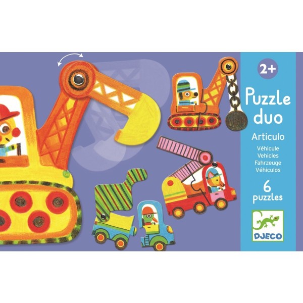 Djeco - Puzzle Fahrzeuge - AURYN Shop