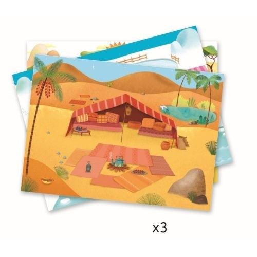 Djeco - Abziehbilder Savanne - AURYN Shop