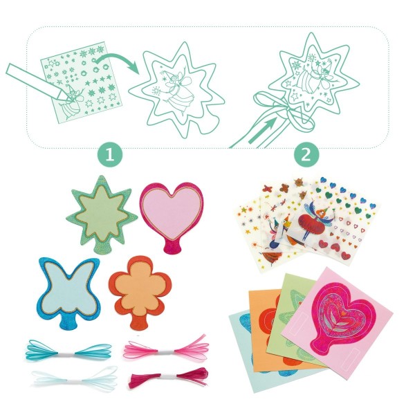 Djeco - Bastelset Zauberstäbe Kleine Fee - do it yourself - AURYN Shop