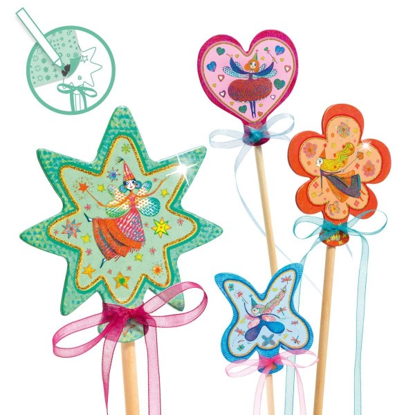 Djeco - Bastelset Zauberstäbe Kleine Fee - do it yourself - AURYN Shop