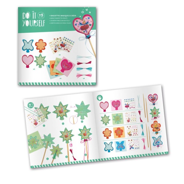 Djeco - Bastelset Zauberstäbe Kleine Fee - do it yourself - AURYN Shop