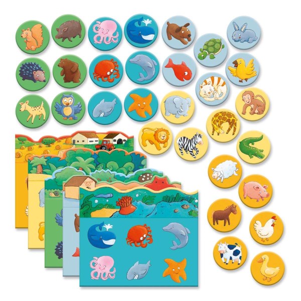 Djeco - Kinder Lottospiel Tiere - AURYN Shop