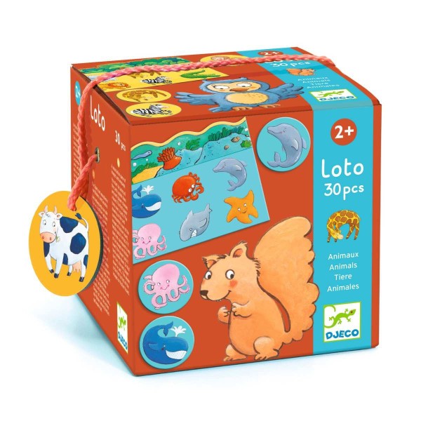 Das Tiere Lotto ist ein Spiel zum Assoziieren von Bildern und Sprache rund um das Thema Tiere.